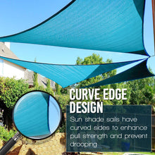Load image into Gallery viewer, Artpuch 16'x16'x16' Triangle Sun Shade Sails Brown UV Block for Shelter Canopy Patio Garden Outdoor Facility and Activities