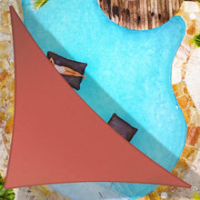 Load image into Gallery viewer, Artpuch 16'x16'x16' Triangle Sun Shade Sails Brown UV Block for Shelter Canopy Patio Garden Outdoor Facility and Activities