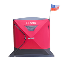 Load image into Gallery viewer, Artpuch 2-Person Ice Fishing Shelter Tent Portable Pop Up House Outdoor Fish Equipment