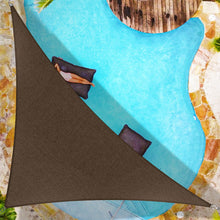 Load image into Gallery viewer, Artpuch Sun Shade Sail 20' x 20' x 20' Cream Cover for Patio Outdoor Triangle Canopy Backyard Shade Sail for Garden Playground