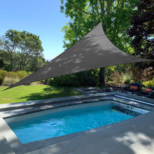 Load image into Gallery viewer, Artpuch Sun Shade Sail 20' x 20' x 20' Cream Cover for Patio Outdoor Triangle Canopy Backyard Shade Sail for Garden Playground