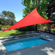 Load image into Gallery viewer, Artpuch Sun Shade Sail 20' x 20' x 20' Cream Cover for Patio Outdoor Triangle Canopy Backyard Shade Sail for Garden Playground