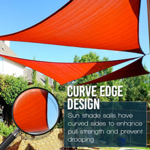 Load image into Gallery viewer, Artpuch Sun Shade Sail 20' x 20' x 20' Cream Cover for Patio Outdoor Triangle Canopy Backyard Shade Sail for Garden Playground
