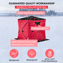Load image into Gallery viewer, Artpuch 2-Person Ice Fishing Shelter Tent Portable Pop Up House Outdoor Fish Equipment