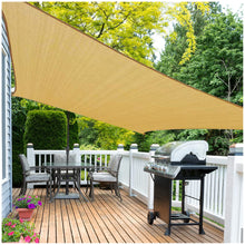 Load image into Gallery viewer, Artpuch Sun Shade Sail 7'x13' Rectangle Canopy Sand Cover for Patio Outdoor Backyard Shade Sail for Garden Playground