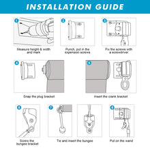 Load image into Gallery viewer, Artpuch Outdoor Roller Shade 8'(W) x8'(L) Exterior Roll Up Shade Window Blinds, Privacy Patio Sun Shade Roller Shade for Deck Porch Gazebo Balcony Pergola, Sesame