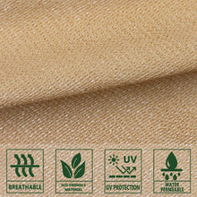 Load image into Gallery viewer, Artpuch 8'X10' Rectangle Sun Shade Sails Sand UV Block for Shelter Canopy Patio Garden Outdoor Facility and Activities
