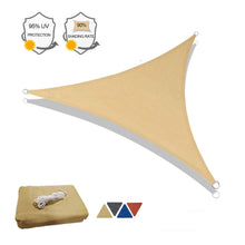 Load image into Gallery viewer, Artpuch 8'X10' Rectangle Sun Shade Sails Sand UV Block for Shelter Canopy Patio Garden Outdoor Facility and Activities