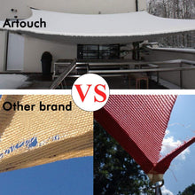 Load image into Gallery viewer, Artpuch Sun Shade Sail Canopy 8'x12' Sand Cover for Patio Outdoor, 185GSM Rectangle Backyard Shade Sail for Garden Playground