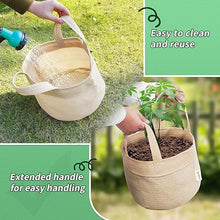 Load image into Gallery viewer, Artpuch Grow Bags 4 Pack 10 Gallon, Desert Sand Heavy Duty Fabric Pot with Handle HDPE Reusable Garden Plant Pots for Indoor/Outdoor
