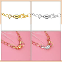 Load image into Gallery viewer, NAWAY Magnetic Necklace Clasps for Necklace Clasps Closures Connector Gold and Silver Plated
