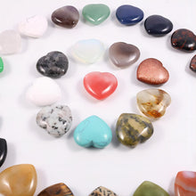 Load image into Gallery viewer, NAWAY 30 Pcs Natural Heart Shaped Crystal 1.18 Inch 30mm Mini Heart Gemstone Decor for Witchcraft
