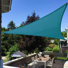 Load image into Gallery viewer, Artpuch 16&#39;x16&#39;x16&#39; Triangle Sun Shade Sails Brown UV Block for Shelter Canopy Patio Garden Outdoor Facility and Activities
