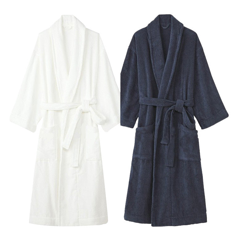 SIXDAYSOX Plush Lined Microfiber Bath Robes for Women / Men (Unisex) Five-Star Hotel Choice