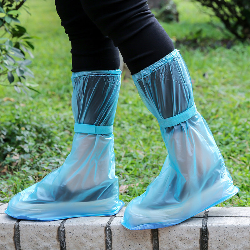 SIXDAYSOX Rain Boot Waterproof Shoes Covers, Sand Control Non-Slip Shoe Cover Galoshes, PVC Rubber Sole Reusable Rain Snow Boots Overshoes
