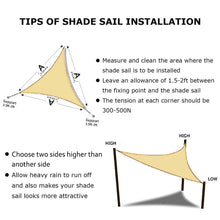 Load image into Gallery viewer, Outaro 10&#39; x 13&#39; Shade Sails 185GSM Rectangle Shade Sail UV Block for Patio Garden Outdoor Facility
