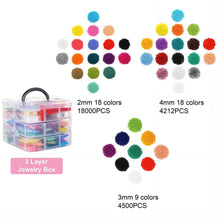 Load image into Gallery viewer, NAWAY DIY Round Acrylic Letter Beads Set, Bracelets Necklace Making Jewellery Accessory Kit

